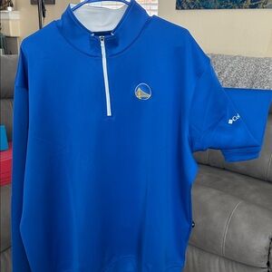 Warriors Columbia Golf Omni-Wick Wickhams Hill Pullover
